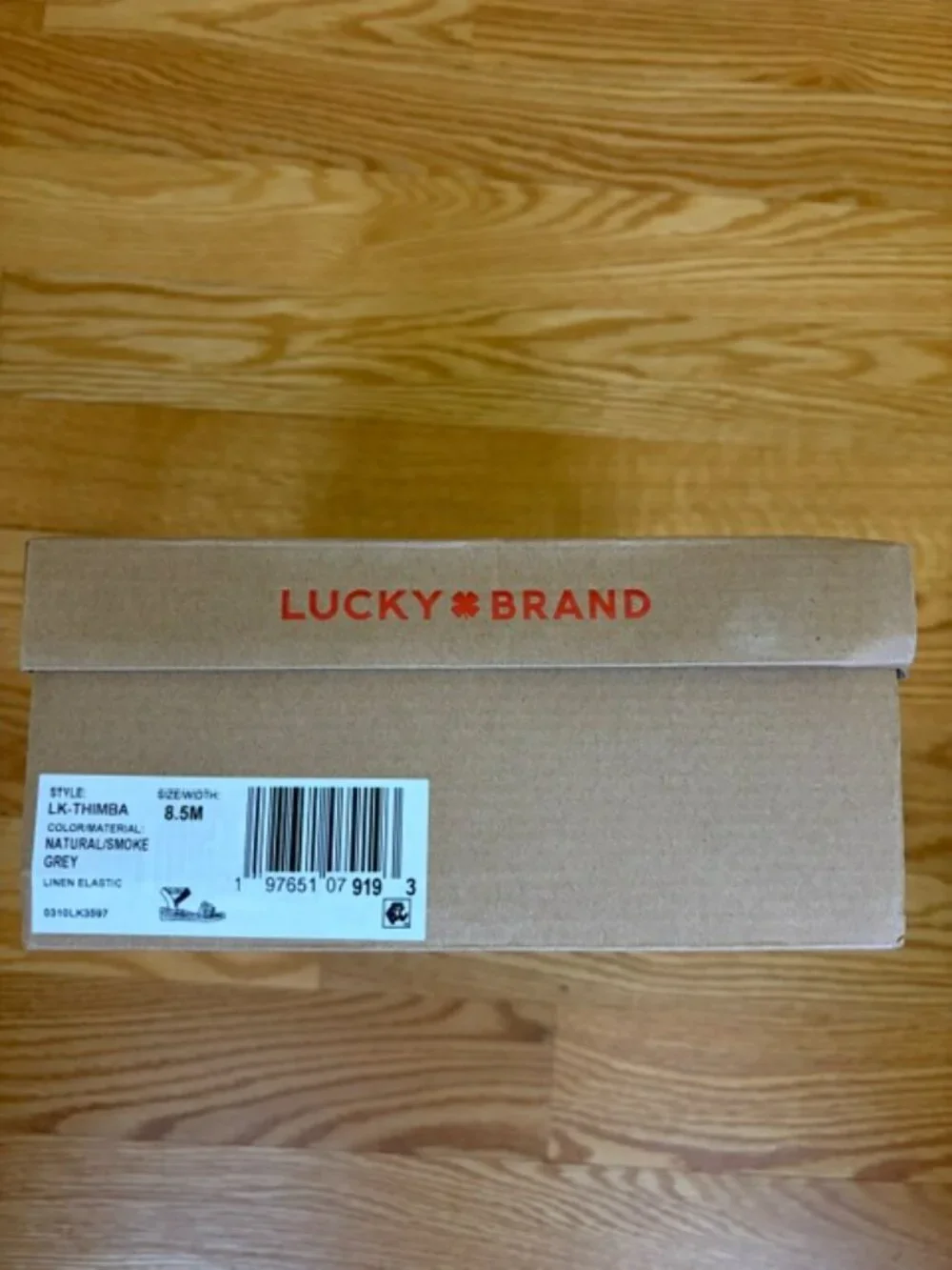 Lucky Brand LK-Thimba Wedge Sandals 8.5 Natural Smoke/Grey